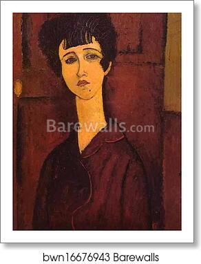 Portrait of a Girl (Victoria) by Amedeo Modigliani, Art Print Portrait of a Girl (Victoria) by Amedeo Modigliani, Art Print