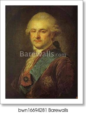 Portrait of Stanislas Augustus Poniatowski by Johann Baptist Lampi The Elder, Art Print Portrait of Stanislas Augustus Poniatowski by Johann Baptist Lampi The Elder, Art Print