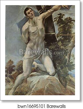 St. Sebastian by El Greco, Art Print