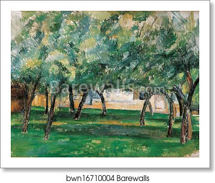 Farm in Normandy, c. 1885-86 by Paul Cézanne, Art Print