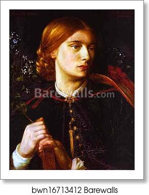 Portrait of Maria Leathart by Dante Gabriel Rossetti, Art Print