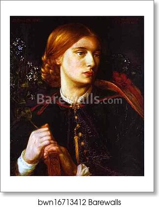 Portrait of Maria Leathart by Dante Gabriel Rossetti, Art Print Portrait of Maria Leathart by Dante Gabriel Rossetti, Art Print