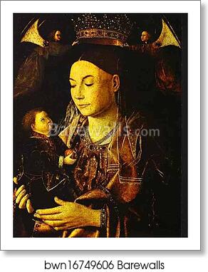 Madonna and Child by Antonello Da Messina, Art Print