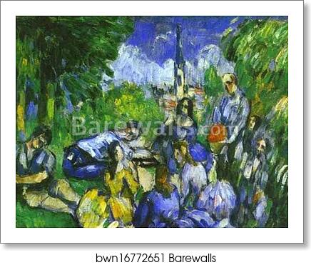 A Lunch on Grass by Paul Cézanne, Art Print