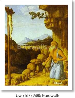 St. Jerome in the Wilderness by Giovanni Battista Cima, Called Cima Da Conegliano, Art Print
