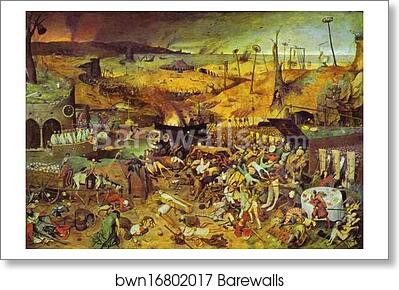 The Triumph of Death. Detail by Pieter Bruegel The Elder, Art Print The Triumph of Death. Detail by Pieter Bruegel The Elder, Art Print