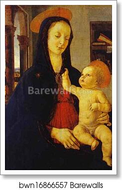 The Virgin and Child by Domenico Ghirlandaio, Art Print