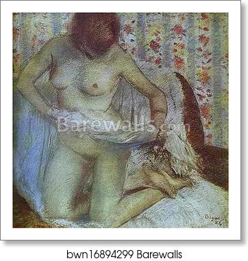 After the Bath by Edgar Degas, Art Print