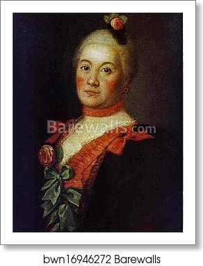 Portrait of Princess T. A. Trubetzkaya by Aleksey Antropov, Art Print