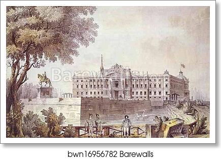 Mikhailovsky Castle by Giacomo Quarenghi, Art Print
