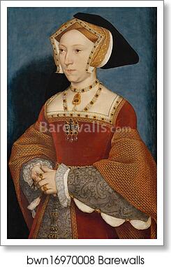 Jane Seymour, Queen of England by Hans Holbein The Younger, Art Print