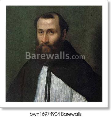 Portrait of a Dominican Monk by Sofonisba Anguissola, Art Print