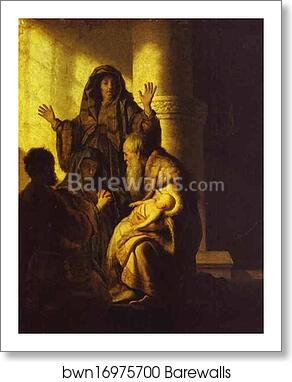 The Presentation of Jesus in the Temple by Rembrandt Harmenszoon Van Rijn, Art Print The Presentation of Jesus in the Temple by Rembrandt Harmenszoon Van Rijn, Art Print