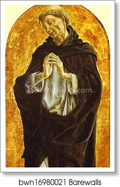 St. Dominic by Cosmè Tura (A.K.A. Cosimo Tura), Art Print