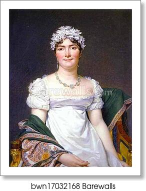 Portrait of Countess Daru by Jacques-Louis David, Art Print