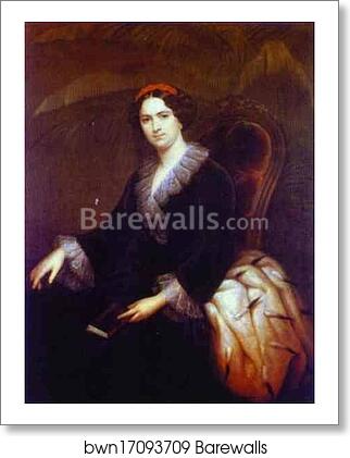 Portrait of Princess Trubetskaya (?) by Sergey Zaryanko, Art Print Portrait of Princess Trubetskaya (?) by Sergey Zaryanko, Art Print