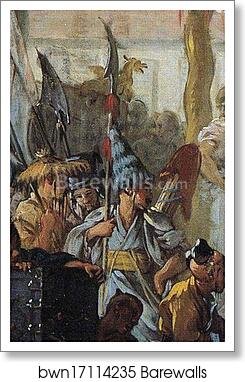 The Chinese Wedding. Detail by François Boucher, Art Print