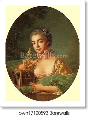 Portrait of Mme Baudouin (Daughter of the Artist) by François Boucher, Art Print Portrait of Mme Baudouin (Daughter of the Artist) by François Boucher, Art Print