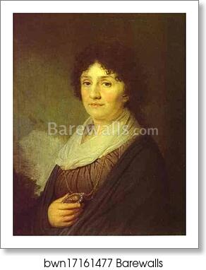 Portrait of E. N. Davydova by Vladimir Borovikovsky, Art Print Portrait of E. N. Davydova by Vladimir Borovikovsky, Art Print
