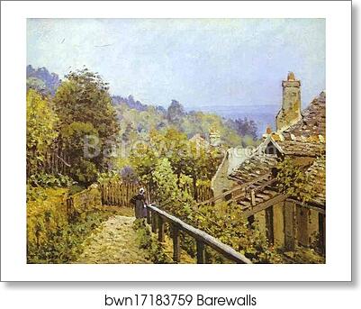 Sentier de la Mi-côte, Louveciennes by Alfred Sisley, Art Print Sentier de la Mi-côte, Louveciennes by Alfred Sisley, Art Print