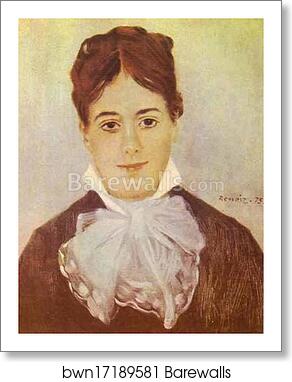 A Young Woman by Pierre-Auguste Renoir, Art Print