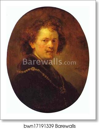 Self-Portrait Bareheaded by Rembrandt Harmenszoon Van Rijn, Art Print Self-Portrait Bareheaded by Rembrandt Harmenszoon Van Rijn, Art Print