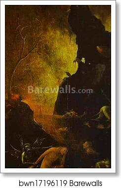 Hell by Hieronymus Bosch, Art Print