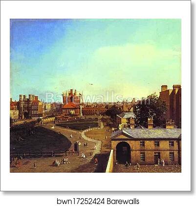 London: Whitehall and the Privy Garden from Richmond House by Giovanni Antonio Canale, Called Canaletto, Art Print London: Whitehall and the Privy Garden from Richmond House by Giovanni Antonio Canale, Called Canaletto, Art Print