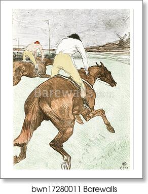 The Jockey by Henri De Toulouse-Lautrec, Art Print