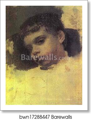 Portrait of Kolya (Nikolay) Simonovich by Valentin Serov, Art Print