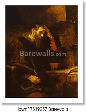 The Apostle Paul by Rembrandt Harmenszoon Van Rijn, Art Print