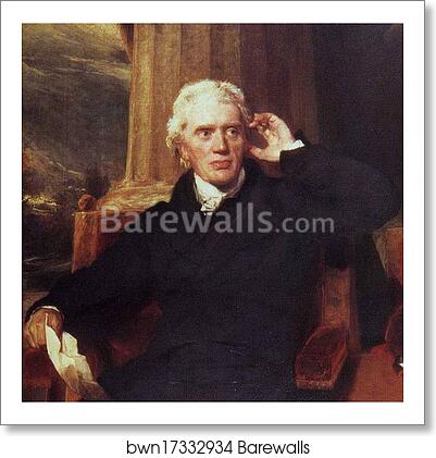 Sir Francis Baring, 1st. Bart. (1740-1810), John Baring (1730-1816) and Charles Wall. Detail by Sir Thomas Lawrence, Art Print Sir Francis Baring, 1st. Bart. (1740-1810), John Baring (1730-1816) and Charles Wall. Detail by Sir Thomas Lawrence, Art Print