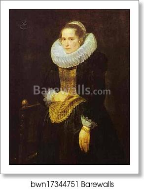 Portrait of a Flemish Lady by Sir Anthony Van Dyck, Art Print Portrait of a Flemish Lady by Sir Anthony Van Dyck, Art Print