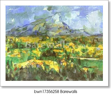 Mount Sainte-Victoire by Paul Cézanne, Art Print