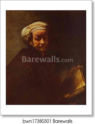 Self-Portrait as St. Paul by Rembrandt Harmenszoon Van Rijn, Art Print Self-Portrait as St. Paul by Rembrandt Harmenszoon Van Rijn, Art Print