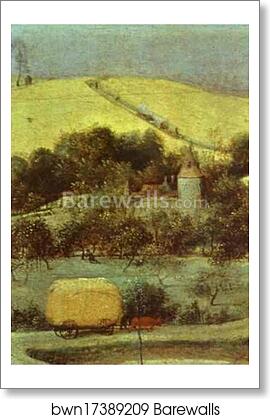 The Corn Harvest (August). Detail by Pieter Bruegel The Elder, Art Print The Corn Harvest (August). Detail by Pieter Bruegel The Elder, Art Print