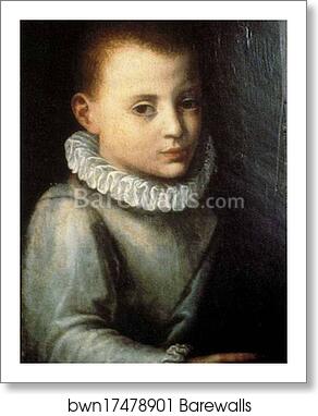 Portrait of Asdrubale Anguissola by Sofonisba Anguissola, Art Print