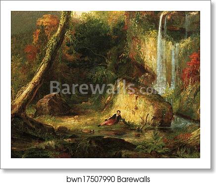 Autumn Landscape (Mount Chocorua). Detail by Thomas Cole, Art Print Autumn Landscape (Mount Chocorua). Detail by Thomas Cole, Art Print