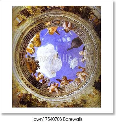 Roundel with Putti and Ladies Looking Down by Andrea Mantegna, Art Print Roundel with Putti and Ladies Looking Down by Andrea Mantegna, Art Print