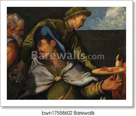 Supper at Emmaus. Detail by Jacopo Robusti, Called Tintoretto, Art Print Supper at Emmaus. Detail by Jacopo Robusti, Called Tintoretto, Art Print