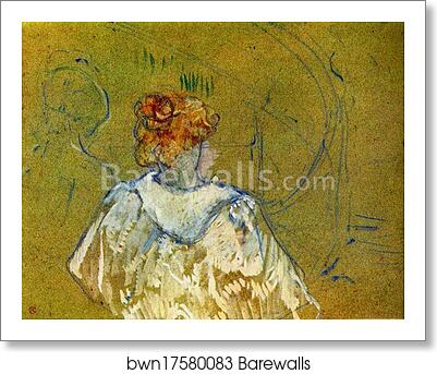 Red-Haired Woman in a Peignoir by Henri De Toulouse-Lautrec, Art Print Red-Haired Woman in a Peignoir by Henri De Toulouse-Lautrec, Art Print
