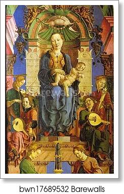 Madonna Enthroned by Cosmè Tura (A.K.A. Cosimo Tura), Art Print