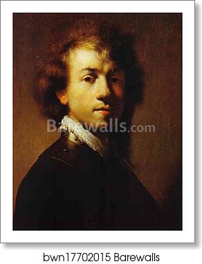 Self-Portrait by Rembrandt Harmenszoon Van Rijn, Art Print
