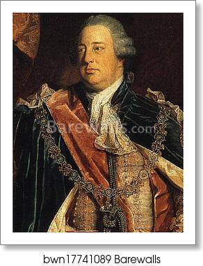 William Augustus, Duke of Cumberland. Detail by Sir Joshua Reynolds, Art Print