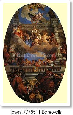 Triumph of Venice by Paolo Veronese, Art Print