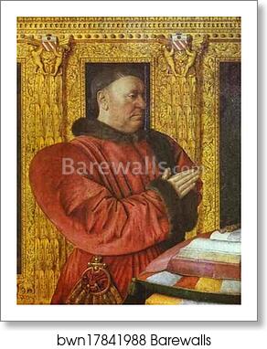 Portrait of Guillaume Jouvenel des Ursins, the Chancellor of Charles VII by Jean Fouquet, Art Print