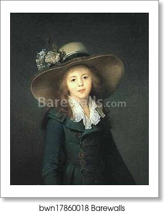 Portrait of Catherine Stroganova (1769-1844) as a Child by Jean-Louis Voille, Art Print Portrait of Catherine Stroganova (1769-1844) as a Child by Jean-Louis Voille, Art Print