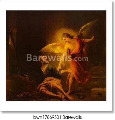 Angel Rescues St. Peter from Prison by Bartolomé Esteban Murillo, Art Print Angel Rescues St. Peter from Prison by Bartolomé Esteban Murillo, Art Print