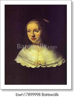 Portrait of a Woman by Ferdinand Bol, Art Print