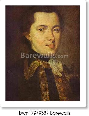 Portrait of an Unknown Man by Fedor Rokotov, Art Print